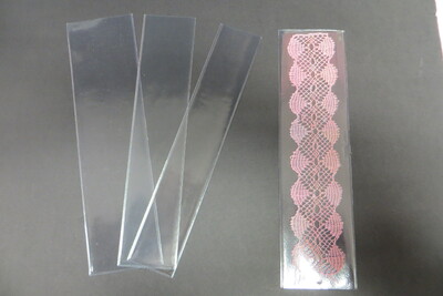 Bookmark plastic 5,5cm x 25cm